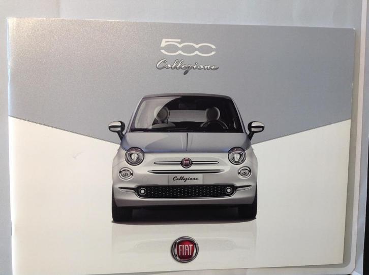 Fiat 500 Berlina en Cabrio Collezione folder Duits 05/2018, Boeken, Auto's | Folders en Tijdschriften, Nieuw, Overige merken, Ophalen of Verzenden