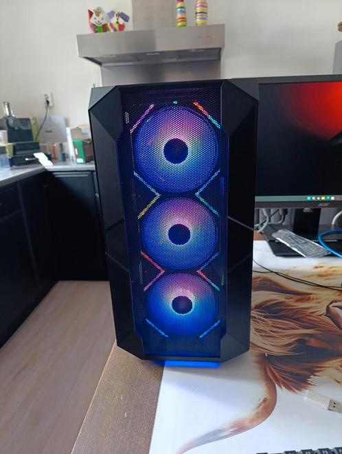 Nieuwe Game Pc. Ryzen 7 5700 RTX 3060 12GB 32GB Intern., Computers en Software, Desktop Pc's, Nieuw, 4 Ghz of meer, SSD, 32 GB