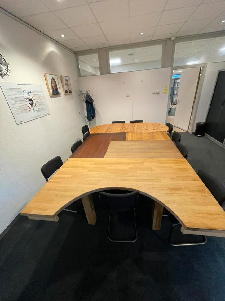 Vergadertafel in 3 delen, Antiek en Kunst, Antiek | Kantoor en Zakelijk, Ophalen