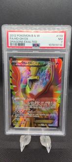 Pokémon Ho-oh Ex Full Art PSA 7 B&W Dragons Exalted 119/124, Ophalen of Verzenden, Zo goed als nieuw, Losse kaart