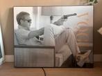 Foto op canvas Steve mcQueen, Ophalen, Zo goed als nieuw, 100 tot 125 cm, Foto of Poster