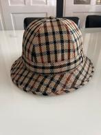 DAKS LONDON Bucket hoed  gilliehoed bruin beige 1976, Verzenden, Dames, Daks