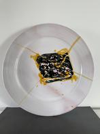 Arty Grimm NL | modern abstract aardewerk wandbord | 2002, Antiek en Kunst, Ophalen of Verzenden