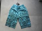 korte broek mt 140, blauw/zwart joggingstof, nieuw, Verzenden, Nieuw, Jongen, Broek