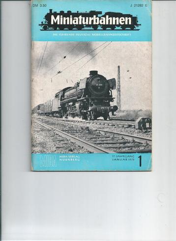 Miniaturbahnen MiBa 1975 tot 2004, Modelleisenbahn, -bahner beschikbaar voor biedingen