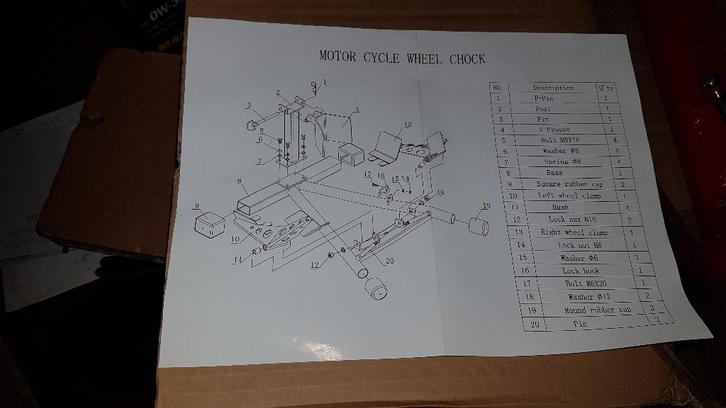 Inrijklem / Transport klem Motor, Motoren, Onderdelen | Merk-onafhankelijk, Nieuw, Ophalen