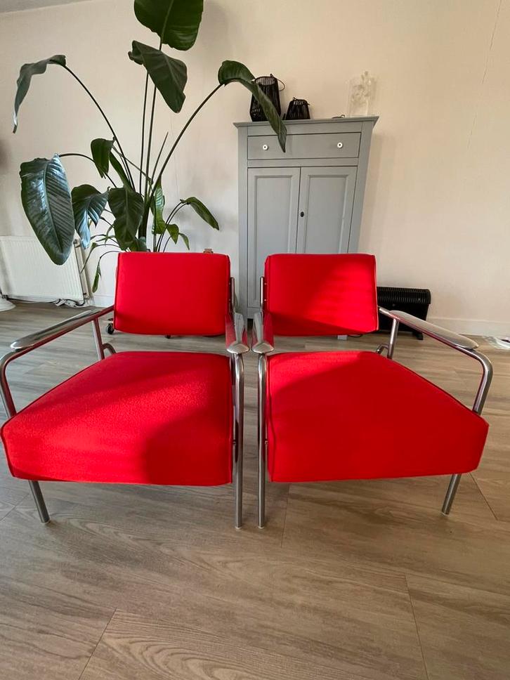 2 Design Spunk fauteuils van Roderick Vos (Design on Stock), Huis en Inrichting, Fauteuils, Zo goed als nieuw, Stof, 50 tot 75 cm
