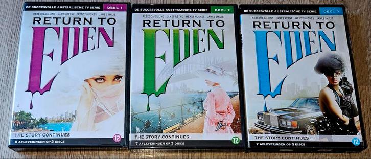 Return to Eden - Complete Serie - 9 DVDs, Cd's en Dvd's, Dvd's | Tv en Series, Zo goed als nieuw, Drama, Boxset, Vanaf 12 jaar