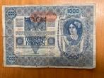 Oostenrijks geld 1000 kronen 1902, Postzegels en Munten, Ophalen of Verzenden, Oostenrijk, Los biljet