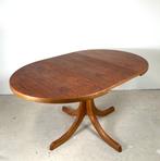 Lübke eettafel, rond en ovaal verlengbaar, 100 tot 150 cm, Vintage, Ophalen of Verzenden, Zo goed als nieuw