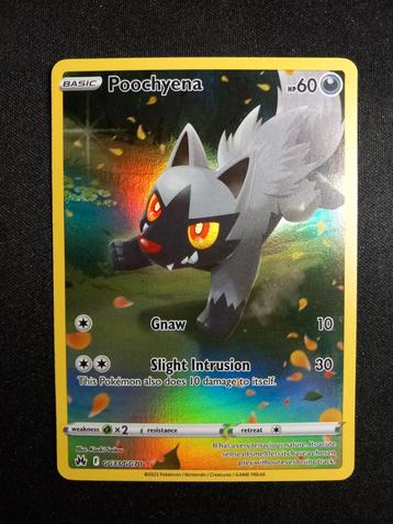 Pokemon Poochyena GG33/GG70 Crown Zenith Galarian Gallery NM beschikbaar voor biedingen