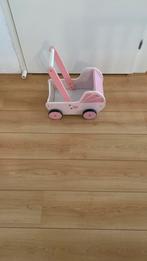 Nieuwe houten blokkenwagen / poppenwagen, Ophalen of Verzenden, Nieuw, Jongen of Meisje