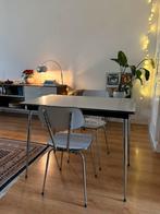 Formica tafel met 2 stoelen, Huis en Inrichting, Ophalen, 100 tot 150 cm, 50 tot 100 cm, Zo goed als nieuw