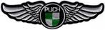 Puch stoffen opstrijk patch embleem #2, Verzenden