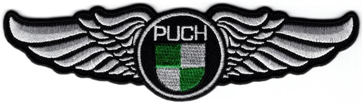 Puch stoffen opstrijk patch embleem #2, Motoren, Accessoires | Stickers, Verzenden