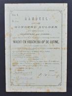 Wacht en Visscherij op de Lutine - Bodegraven 1874, Verzenden, Voor 1920, Obligatie of Lening