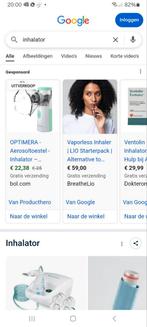 Inhalator/vernevelaar gevraagd, Ophalen