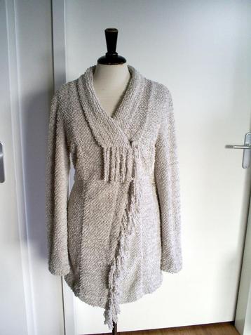 MARC AUREL bouclé vest met franjes mt. M beschikbaar voor biedingen