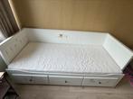 Hembed bedbank met zgan matras, Huis en Inrichting, Slaapkamer | Bedden, Ophalen, Eenpersoons, Wit, 80 cm