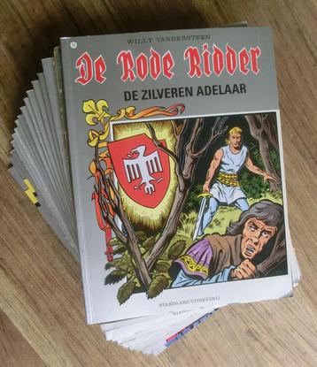 16 stripboeken uit de reeks van de Rode Ridder  beschikbaar voor biedingen