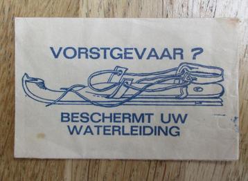 suikerzakje schaats schaatsen vorstgevaar waterleiding beschikbaar voor biedingen