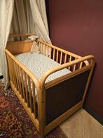 Vintage Webbing Rotan Boho Ledikant - Verstelbaar, Kinderen en Baby's, Ophalen, Gebruikt, Ledikant