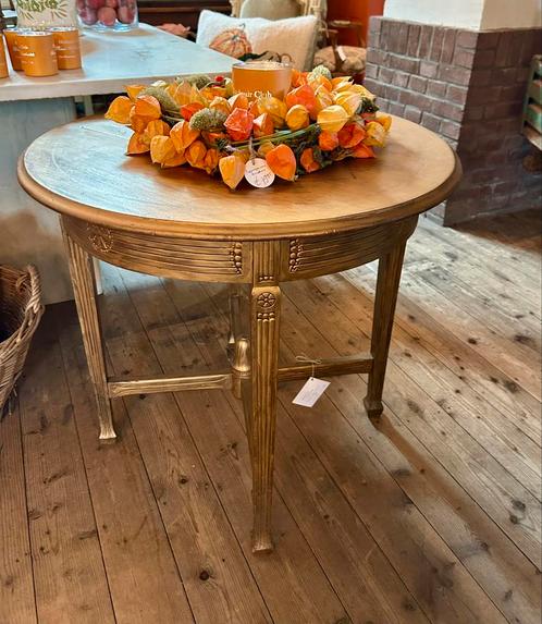 Antieke wijntafel, renaissance stijl, ronde tafel, landelijk, Antiek en Kunst, Antiek | Meubels | Tafels, Ophalen of Verzenden