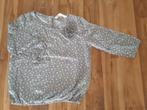 Grijs wit blousje met hartjes, Meisje, H&M, Overhemd of Blouse, Ophalen of Verzenden