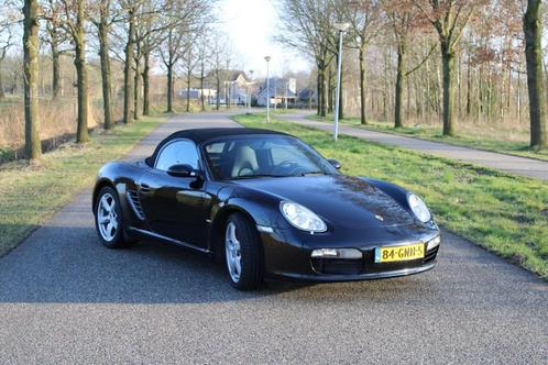 Porsche Boxster 2.7 2007 Zwart #cabriolet, Auto's, Porsche, Particulier, Boxster, ABS, Airbags, Alarm, Centrale vergrendeling
