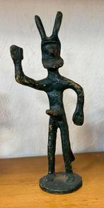 Bronzen Beeldje met Konijnenoren, Ophalen of Verzenden