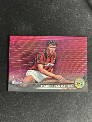 Marco van Basten /150 AC Milan voetbalkaartje beschikbaar voor biedingen