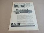 Reclame (uit oud tijdschrift) Opel Kapitan (1956), Verzamelen, Verzenden