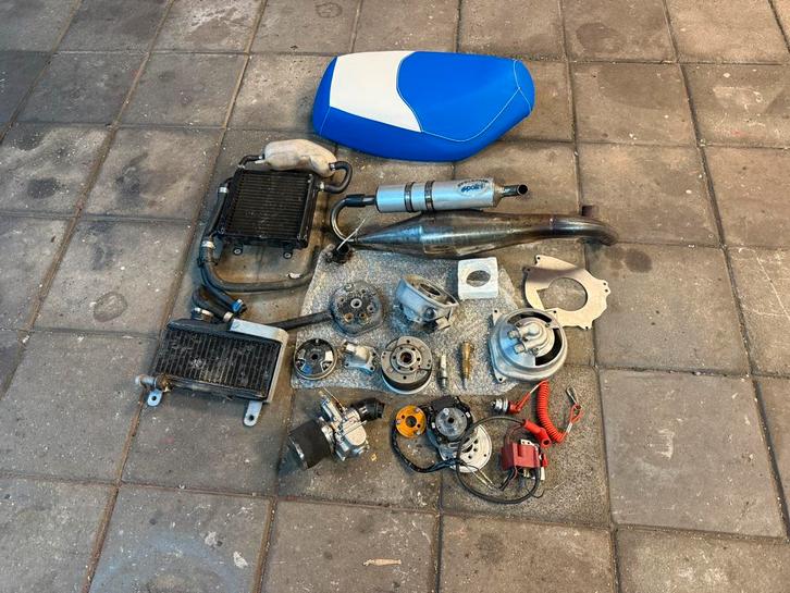 Polini honda wallaroo setup watergekoeld, Fietsen en Brommers, Brommeronderdelen | Algemeen, Gebruikt, Blok, Ophalen of Verzenden