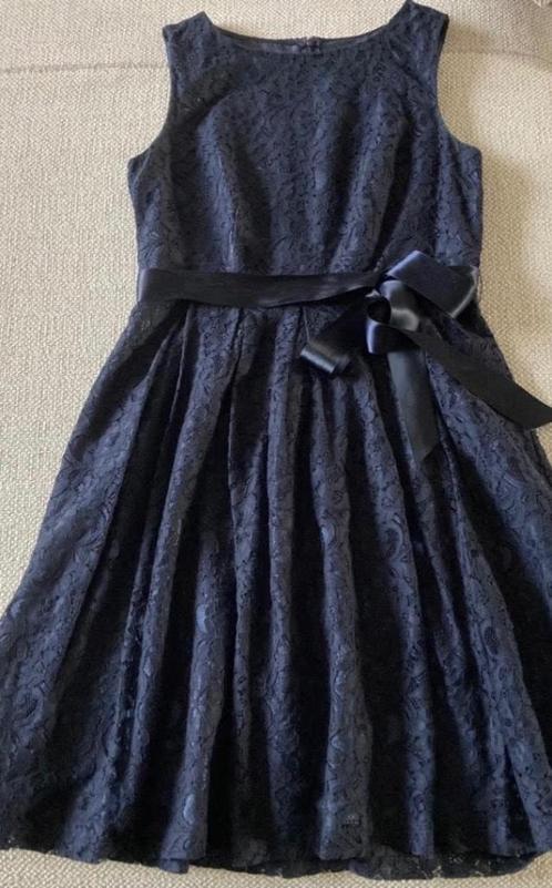 Elegante kanten feest gala jurk meisjes 170 / 176 (38), Kinderen en Baby's, Kinderkleding | Maat 170, Gebruikt, Meisje, Jurk of Rok