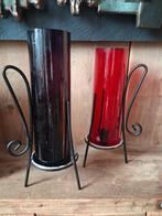 Set van 2  Zweedse wind lichten j60., Huis en Inrichting, Woonaccessoires | Kandelaars en Kaarsen, Gebruikt, 25 tot 50 cm, Ophalen of Verzenden