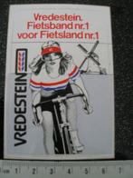 sticker Vredestein logo fietsbanden wielrennen cycling vrouw, Verzenden, Zo goed als nieuw, Merk