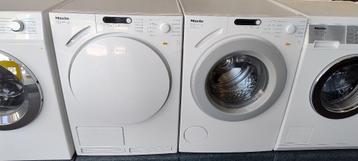 Puntgeel: Miele wasmachine + condens droger met garantie!! beschikbaar voor biedingen