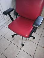 Comforto ergonomische buro stoel in rood leer, Gebruikt, Bureaustoel, Ophalen, Rood