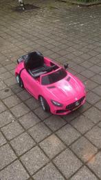 Mercedes C63 Coupe AMG 12V PEUTER auto Roze, Ophalen of Verzenden, Gebruikt