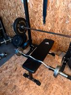 Complete Home Gym Dumbbells, Barbell, Kettlebells, & meer!, Ophalen, Gebruikt, Benen, Krachtstation