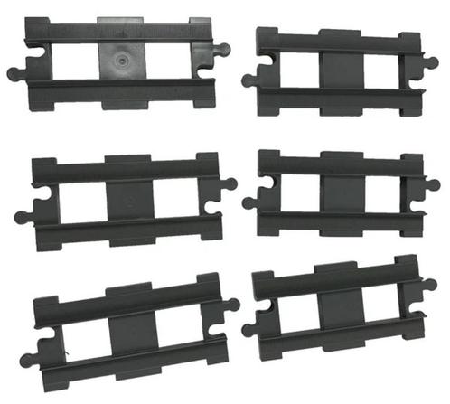 LEGO Duplo rechte rails 6x grijs treinspoor origineel set, Kinderen en Baby's, Speelgoed | Duplo en Lego, Zo goed als nieuw, Duplo