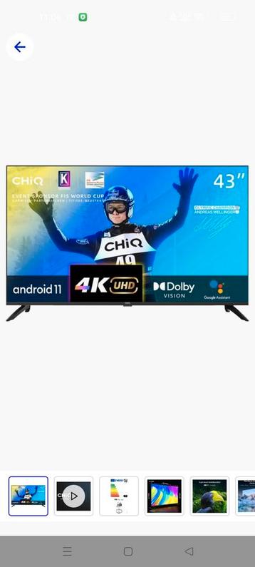 Tv CHIQ U43H7A 43 inch Smart TV beschikbaar voor biedingen