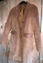 Vintage leren tussen jas M/L cognac bruin, Verzenden, Gedragen, Bruin