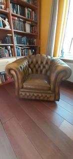 Chesterfield fauteuil, Huis en Inrichting, Fauteuils, Ophalen, Gebruikt, Chesterfield, 75 tot 100 cm