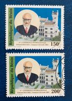 Benin 2001 , 2 pzs person, Verzenden, Overige landen, Gestempeld