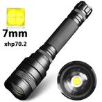 LED ZAKLAMP / zaklantaarn 19CM LANG NIEUWSTE SUPER LED XHP70, Ophalen of Verzenden, Nieuw, Batterij