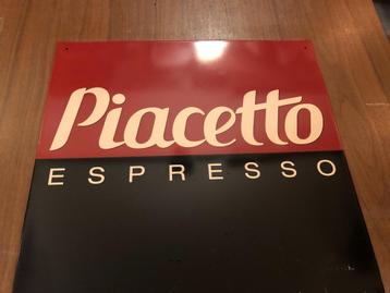 Piacetto Espresso Blikken Reclame bord. beschikbaar voor biedingen