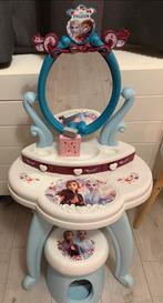Frozen Kaptafel met Spiegel en Krukje, Ophalen of Verzenden, Zo goed als nieuw, Minder dan 100 cm, Minder dan 50 cm
