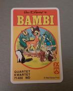 Te Koop Bambi kwartet Walt Disney kompleet, Verzamelen, Speelkaarten, Jokers en Kwartetten, Kwartet(ten), Zo goed als nieuw, Ophalen