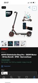 Elektrische step, Fietsen en Brommers, Steps, Ophalen, Zo goed als nieuw, Elektrische step (E-scooter)